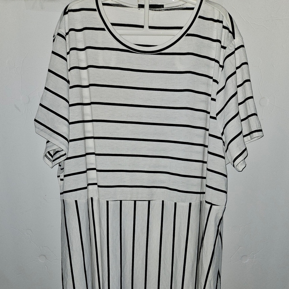 NEW Plus Size Womens Emery rose striped white dress 3XL
